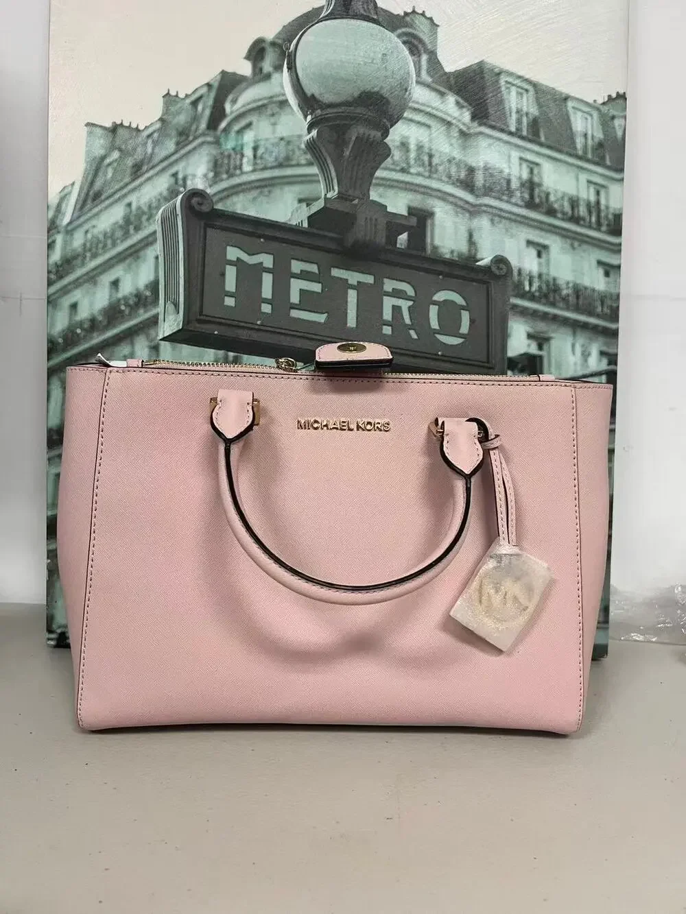 Michael Kors 35H7GSOT2L Pink Women's Handbag Shoulder Bag